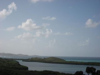 View to northwest, over Christiansted Harbor